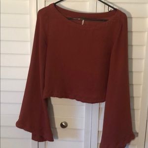Free people bell sleeve top